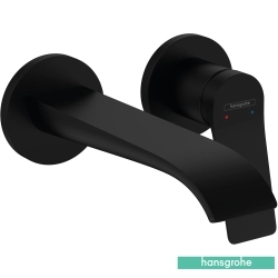 Hansgrohe - Hansgrohe Vivenis Duvardan Ankastre Lavabo Bataryası, Satin Siyah