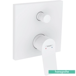 Hansgrohe - Hansgrohe Vivenis Ankastre Banyo Bataryası, Satin Beyaz (Sıva Üstü Grubu)