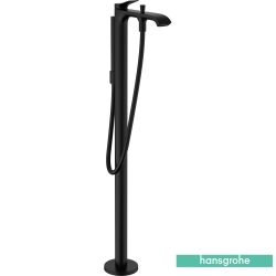 Hansgrohe - Hansgrohe Vivenis Yerden Küvet Bataryası, Satin Siyah (Sıva Üstü Grubu)