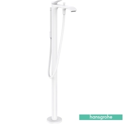 Hansgrohe - Hansgrohe Vivenis Yerden Küvet Bataryası, Satin Beyaz (Sıva Üstü Grubu)