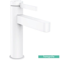 Hansgrohe - Hansgrohe Finoris Lavabo Bataryası, Sifon Kumandalı, Satin Beyaz