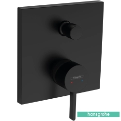 Hansgrohe - Hansgrohe Finoris Ankastre Banyo Bataryası, Satin Siyah (Sıva Üstü Grubu)