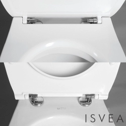 Isvea - Isvea D80 Slim Yavaş Kapanan Klozet Kapağı