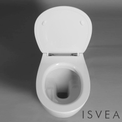 Isvea - Isvea D80 Slim Yavaş Kapanan Klozet Kapağı
