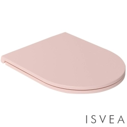 Isvea - Isvea F50 Yavaş Kapanan Klozet Kapağı, Somon