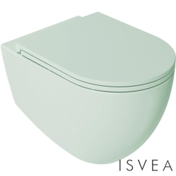 Isvea - Isvea F50 Yavaş Kapanan Klozet Kapağı, Mint