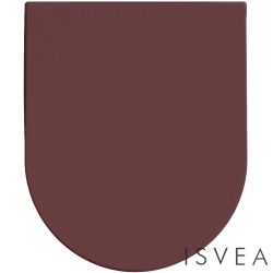 Isvea - Isvea F50 Yavaş Kapanan Klozet Kapağı, Rustik Bordo