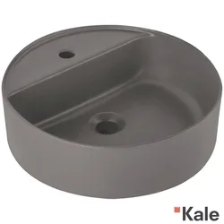 Kale - Kale Smartedge Yuvarlak Çanak Lavabo, 45 cm, Mat Antrasit