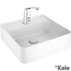 Kale - Kale Smartedge Kare Çanak Lavabo, 45 cm