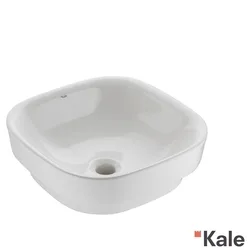 Kale - Kale Basics Pro Kare Çanak Lavabo, 43 cm