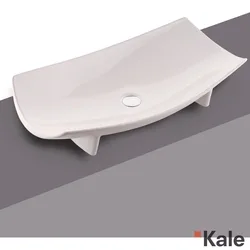 Kale - Kale Zen Çanak Lavabo, 80 cm, Siyah