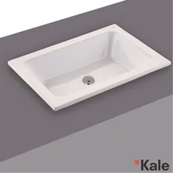 Kale - Kale Eternal Tezgah Üstü Gömme Lavabo, 60 Cm