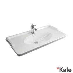 Kale - Kale Artdeco Etajerli Lavabo, 100 cm