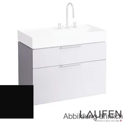Laufen - Laufen Kartel Lavabo Dolabı, 90 cm, Parlak Siyah