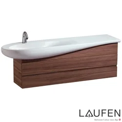 Laufen - Laufen Alessi One Lavabo Dolabı, 160 cm, Noce