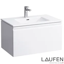 Laufen - Laufen Pro S Lavabo Dolabı, Lavabo dahil, 80 cm, Parlak Beyaz