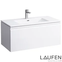 Laufen - Laufen Pro S Lavabo Dolabı, Lavabo dahil, 100 cm, Parlak Beyaz