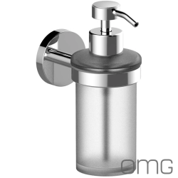 OMG - OMG Fi Sıvı Sabunluk (Duvardan, Krom + Cam) - FI5006-01-CR