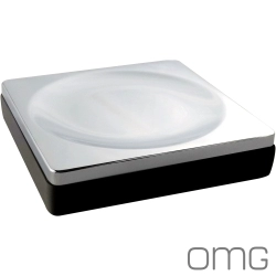 OMG - OMG Kaf Sabunluk, Mat Siyah/Krom (Tezgah Üzeri) - KAF6008-02-N
