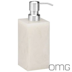 OMG - OMG Lal Sıvı Sabunluk, Beyaz/Krom (Tezgah Üzeri) - LAL6006-02-B