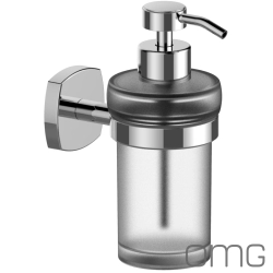 OMG - OMG Mi Sıvı Sabunluk (Duvardan, Krom + Cam) - MI5006-01-CR
