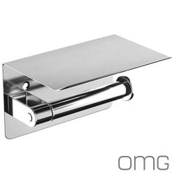 OMG - OMG Etajerli Tuvalet Kağıtlığı, Parlak Paslanmaz Çelik - PHG6003-01-P