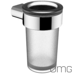 OMG - OMG Pi Diş Fırçalığı (Duvardan, Krom + Cam) - PI5007-01-CR