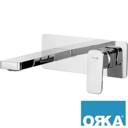 Orka - Orka Aqua Ankastre Lavabo Bataryası (Sıva Üstü Grubu), Krom