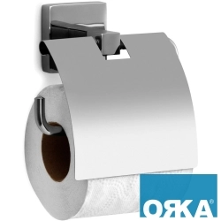 Orka - Orka Flora Kapaklı Tuvalet Kağıtlığı, Krom