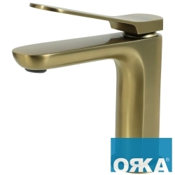 Orka - Orka Moderna Lavabo Bataryası, Fırçalı Altın