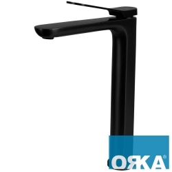 Orka - Orka Moderna Tezgah Üstü Lavabo Bataryası, Siyah