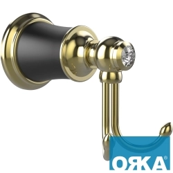 Orka - Orka Premium İkili Askılık, Siyah-Altın