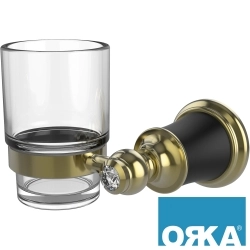 Orka - Orka Premium Diş Fırçalık, Siyah-Altın