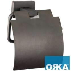 Orka - Orka Quattro Kapaklı Tuvalet Kağıtlığı, Antrasit