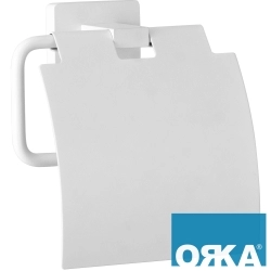 Orka - Orka Quattro Kapaklı Tuvalet Kağıtlığı, Beyaz