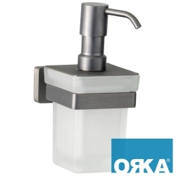 Orka - Orka Quattro Sıvı Sabunluk, Antrasit