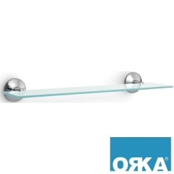 Orka - Orka Roza Cam Etajer, Krom