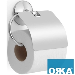 Orka - Orka Roza Kapaklı Tuvalet Kağıtlığı, Krom
