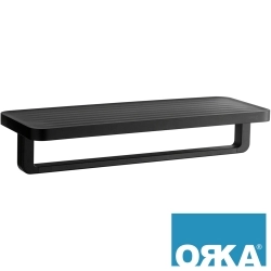 Orka - Orka Sharp Etajerli Uzun Havluluk, Siyah