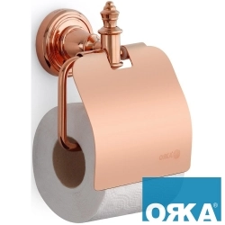 Orka - Orka Topkapı Kapaklı Tuvalet Kağıtlığı, Bakır