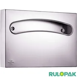 Rulopak - Rulopak Klozet Kapak Örtüsü Dispenseri, Krom