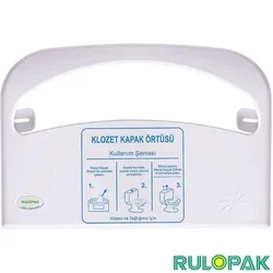 Rulopak - Rulopak Klozet Kapak Örtüsü Dispenseri, Plastik