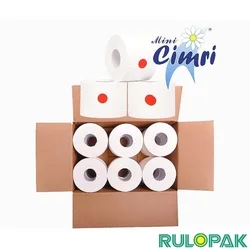 Rulopak - Rulopak Mini Cimri Tuvalet Kağıdı, (1 koli = 12 adet)