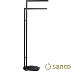 Sanco - Sanco Ayaklı Havluluk, Mat Siyah - 0519-M116