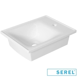 Serel - Serel Tezgah Üstü Lavabo, 45 cm