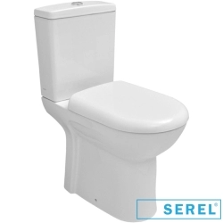 Serel - Serel Bedensel Engelli İçin Duvara Tam Dayalı Klozet, 65 cm