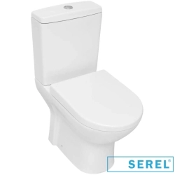 Serel - Serel Friendly Purewash Kanalsız Yarı Duvara Dayalı Klozet, 60 cm