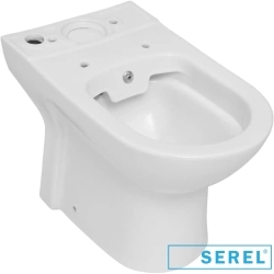 Serel - Serel Friendly Purewash Kanalsız Yarı Duvara Dayalı Klozet, 60 cm
