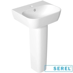 Serel - Serel Dream Dikdörtgen Lavabo, 45 cm (Armatür Delikli)