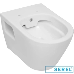 Serel - Serel Smart Purewash Kanalsız Asma Klozet, 52 cm